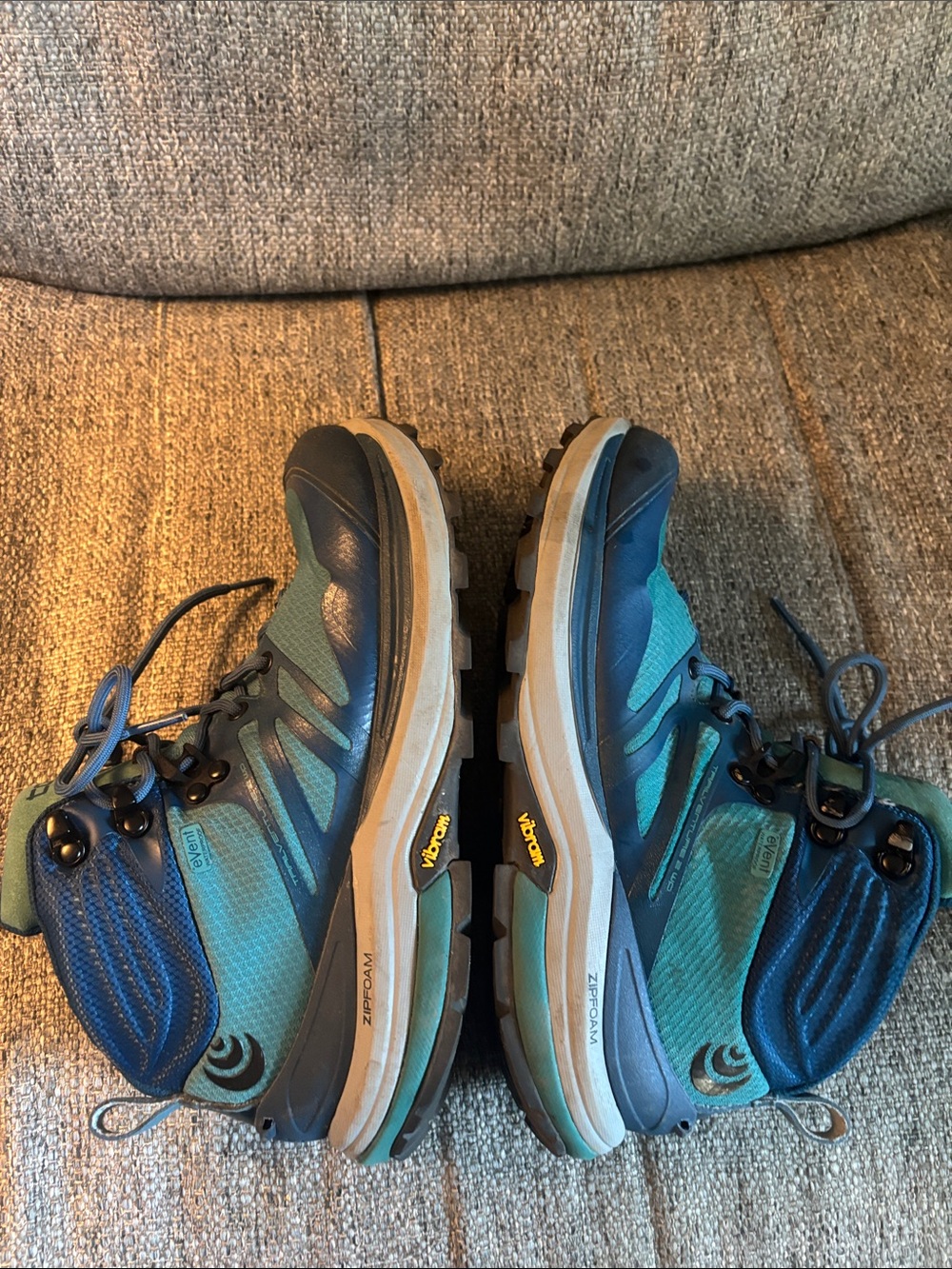 Topo Athletic Women's Like NewTeal Lace-Up Hiking Bootie - Picture 5 of 7